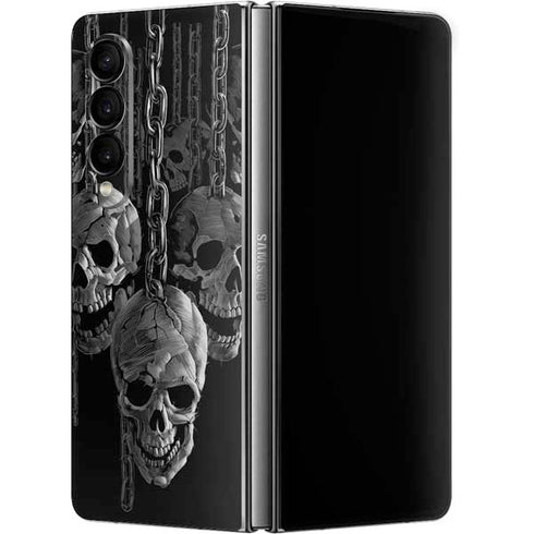 Liquid Blue Hanging Out Galaxy Z Fold4 5G Skin