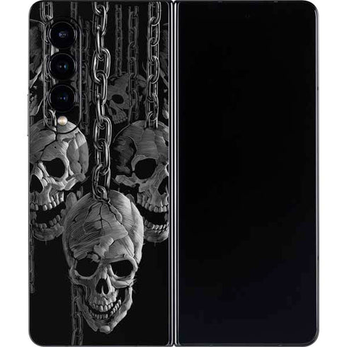 Liquid Blue Hanging Out Galaxy Z Fold4 5G Skin