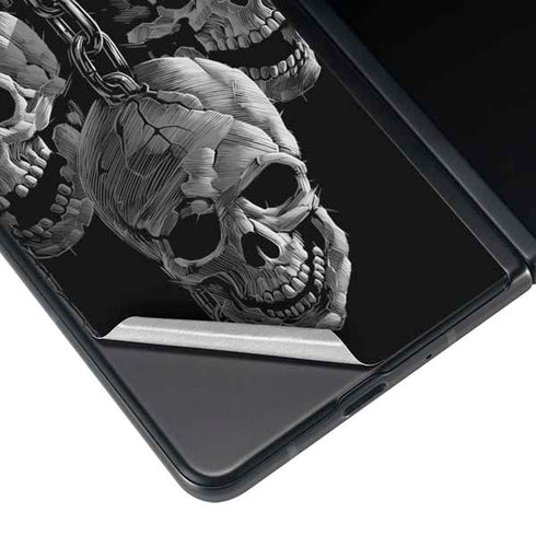 Liquid Blue Hanging Out Galaxy Z Fold4 5G Skin