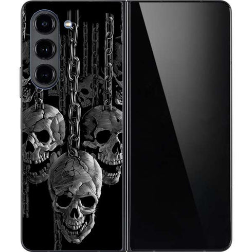 Liquid Blue Hanging Out Galaxy Z Fold5 5G Skin