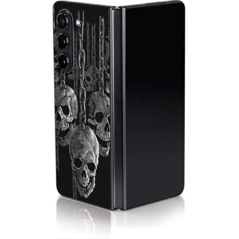 Liquid Blue Hanging Out Galaxy Z Fold5 5G Skin