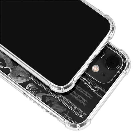 Liquid Blue Hanging Out iPhone 12 Clear Case