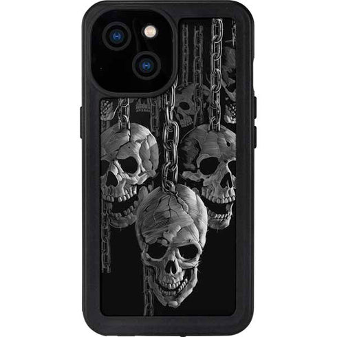 Liquid Blue Hanging Out iPhone 13 Mini Waterproof Case