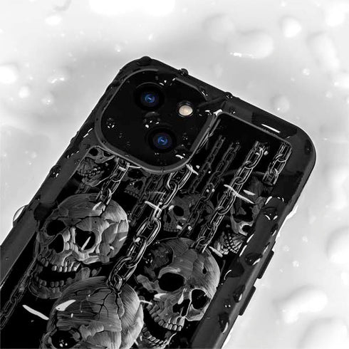 Liquid Blue Hanging Out iPhone 13 Mini Waterproof Case