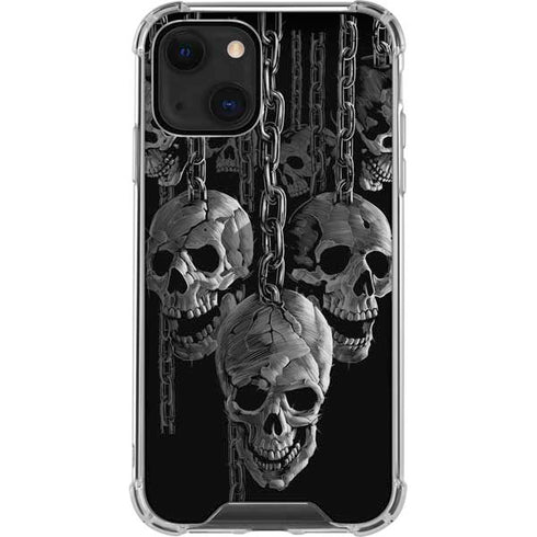 Liquid Blue Hanging Out iPhone 14 Clear Case