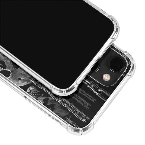 Liquid Blue Hanging Out iPhone 14 Clear Case