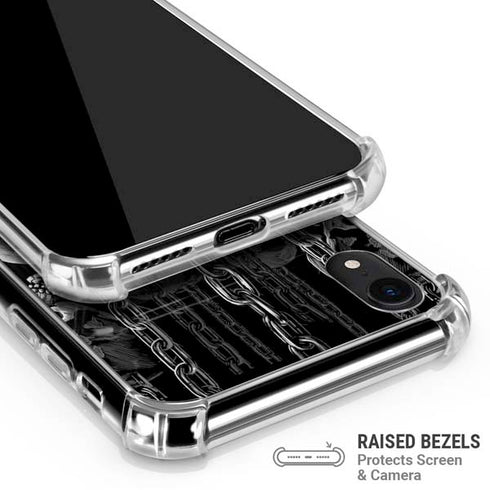 Liquid Blue Hanging Out iPhone XR Clear Case