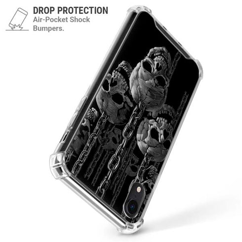 Liquid Blue Hanging Out iPhone XR Clear Case