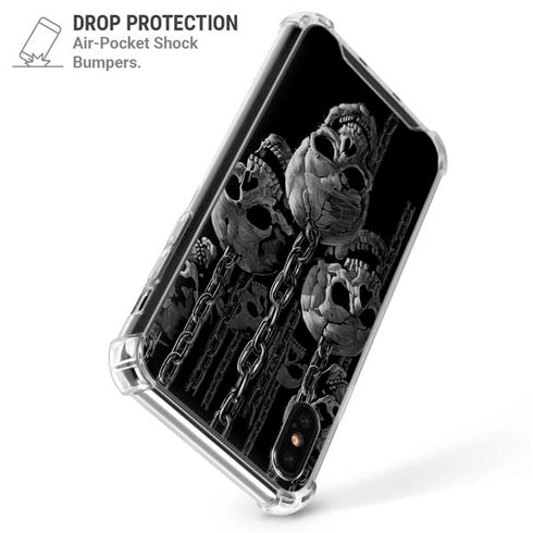 Liquid Blue Hanging Out iPhone XS Max Clear Case