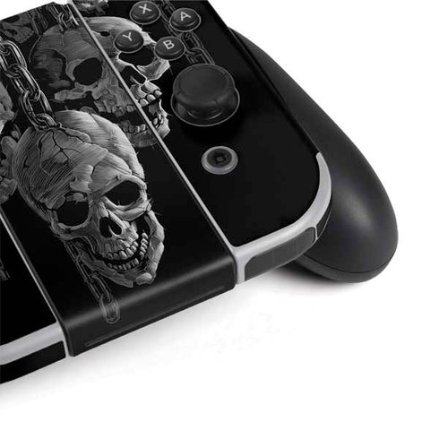 Liquid Blue Hanging Out Nintendo Switch OLED (2021) Skin