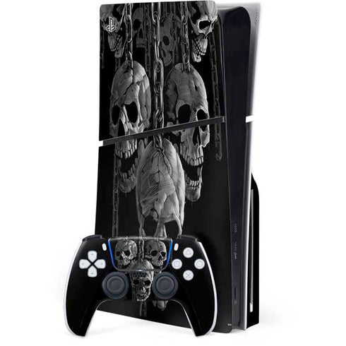 Liquid Blue Hanging Out PS5 Slim Disk Bundle Skin
