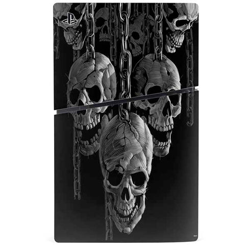 Liquid Blue Hanging Out PS5 Slim Disk Console Skin