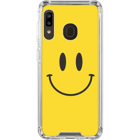Happy Face Galaxy A30 Clear Case