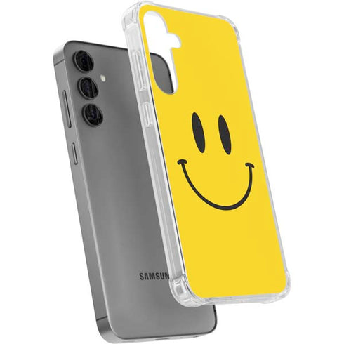 Happy Face Galaxy S24 Plus Clear Case