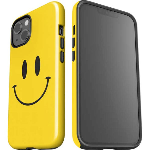 Happy Face iPhone 15 Plus Impact Case