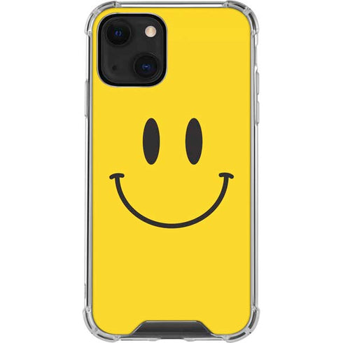 Happy Face iPhone 14 Plus Clear Case