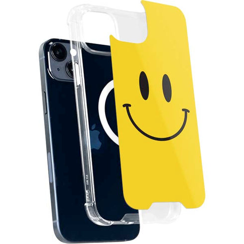 Happy Face iPhone 15 Plus MagSafe Case