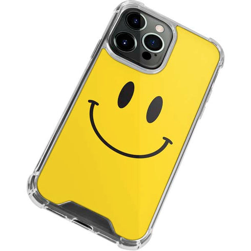 Happy Face iPhone 14 Pro Clear Case