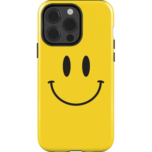 Happy Face iPhone 15 Pro Impact Case