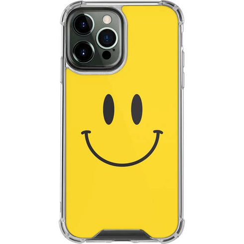 Happy Face iPhone 15 Pro Max Clear Case