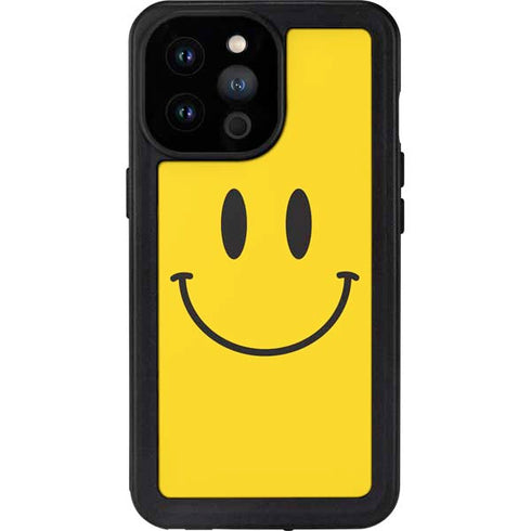 Happy Face iPhone 14 Pro Max Waterproof Case