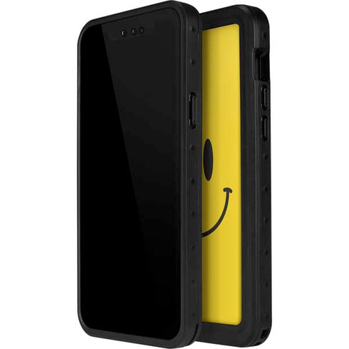 Happy Face iPhone 15 Plus Waterproof Case