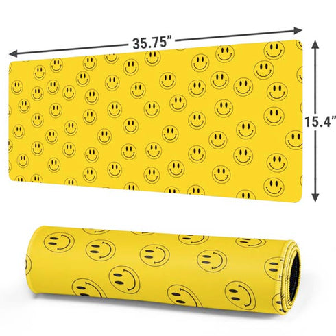 Happy Face Pattern Gaming Mouse Pad