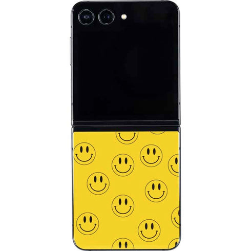 Happy Face Pattern Galaxy Z Flip5 5G Skin