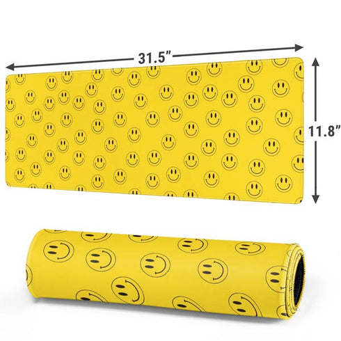 Happy Face Pattern Gaming Mouse Pad