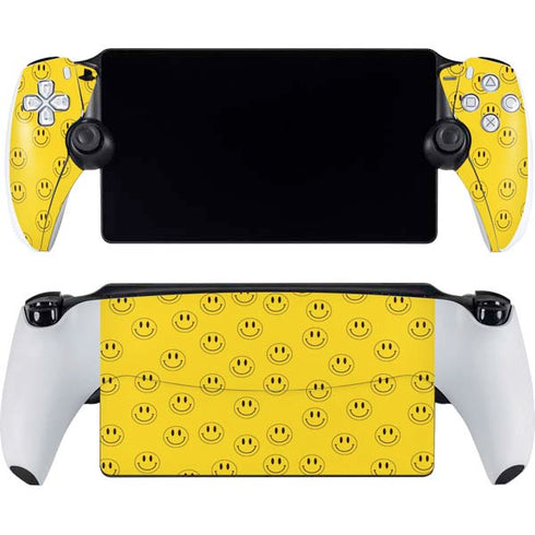 Happy Face Pattern PlayStation Portal Remote Player Skin
