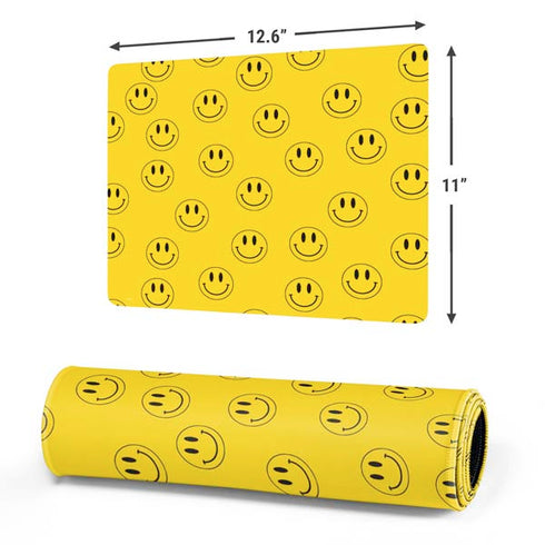 Happy Face Pattern Gaming Mouse Pad