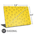 Happy Face Pattern Universal Laptop 12in (9.8 x 6.8in) Skin