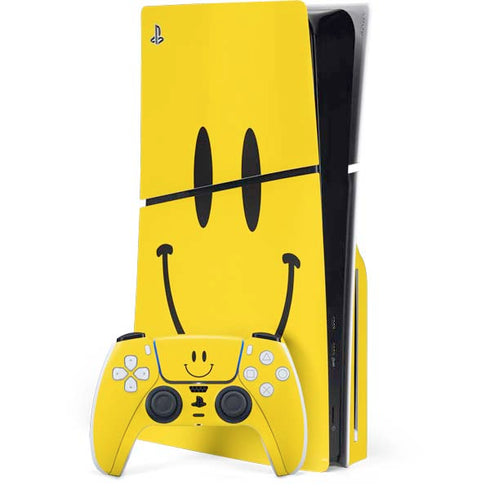 Happy Face PS5 Slim Disk Bundle Skin