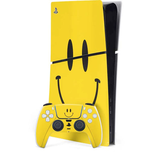 Happy Face PS5 Slim Digital Edition Bundle Skin