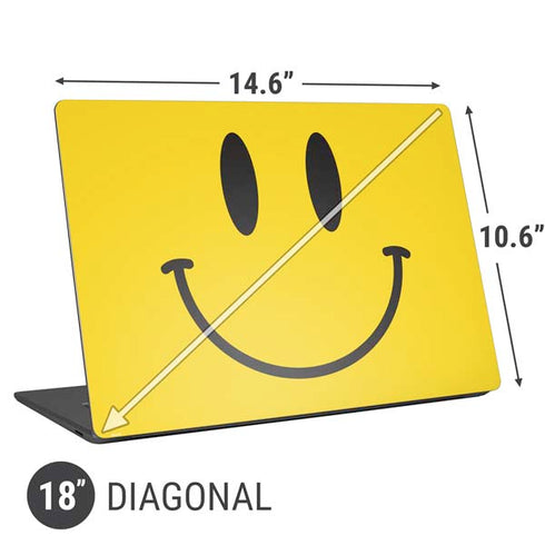 Happy Face Universal Laptop 18in (14.6 x 10.6in) Skin