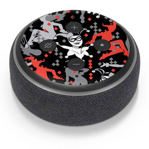 DC Comics Harley Quinn All Over Print Amazon Echo Dot Skin