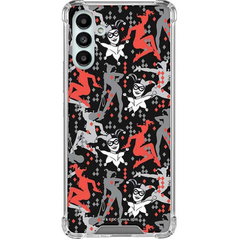 DC Comics Harley Quinn All Over Print Galaxy A13 5G Clear Case
