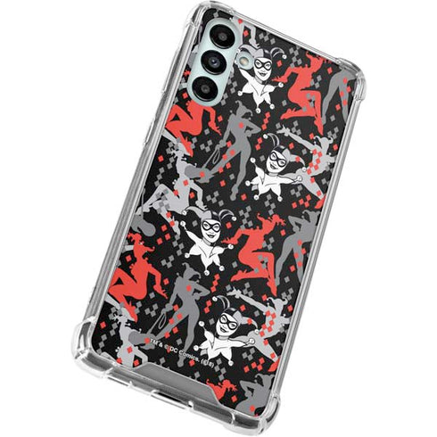 DC Comics Harley Quinn All Over Print Galaxy A13 5G Clear Case
