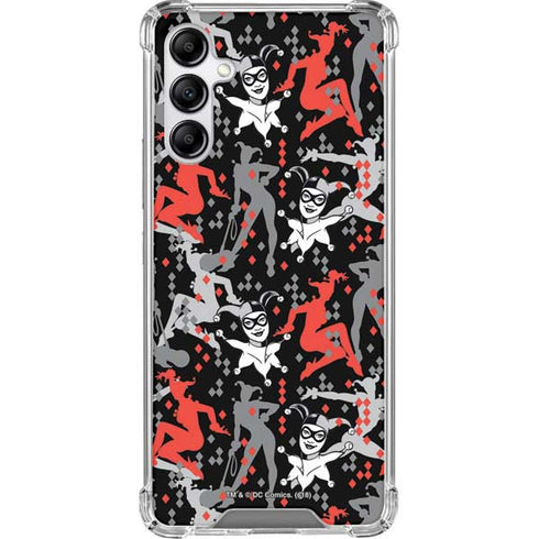 DC Comics Harley Quinn All Over Print Galaxy A14 5G Clear Case