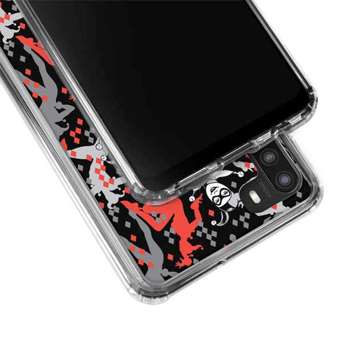 DC Comics Harley Quinn All Over Print Galaxy A21 Clear Case