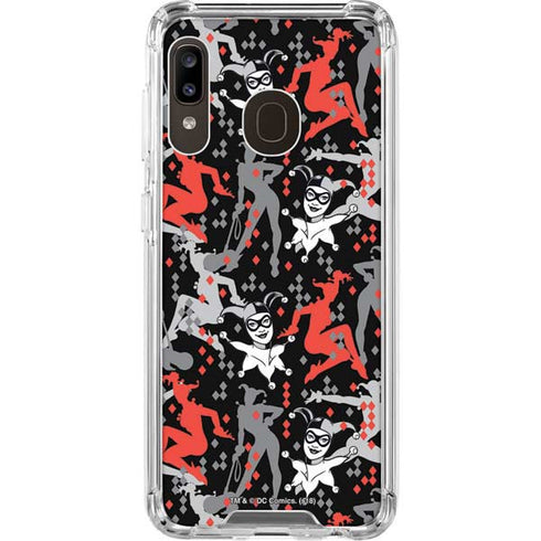 DC Comics Harley Quinn All Over Print Galaxy A30 Clear Case