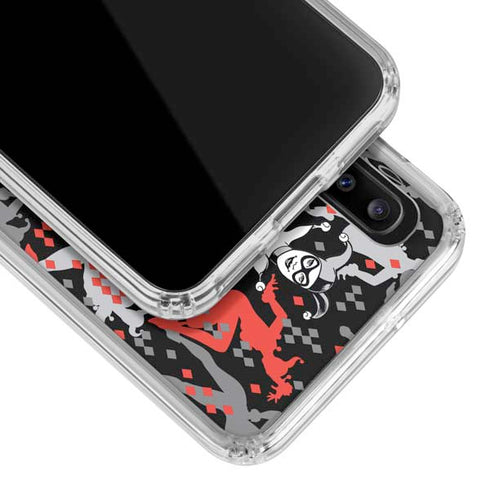 DC Comics Harley Quinn All Over Print Galaxy A30 Clear Case