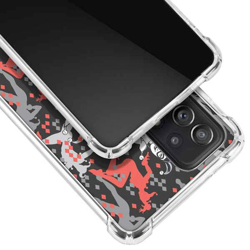 DC Comics Harley Quinn All Over Print Galaxy A52 5G Clear Case
