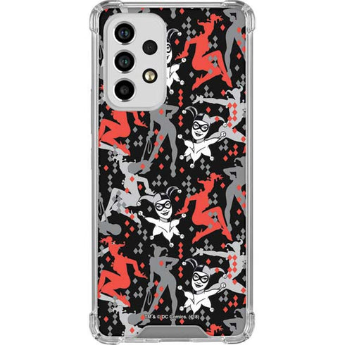 DC Comics Harley Quinn All Over Print Galaxy A53 5G Clear Case