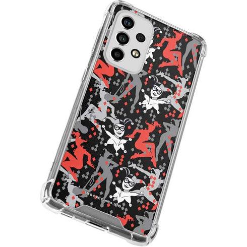 DC Comics Harley Quinn All Over Print Galaxy A53 5G Clear Case