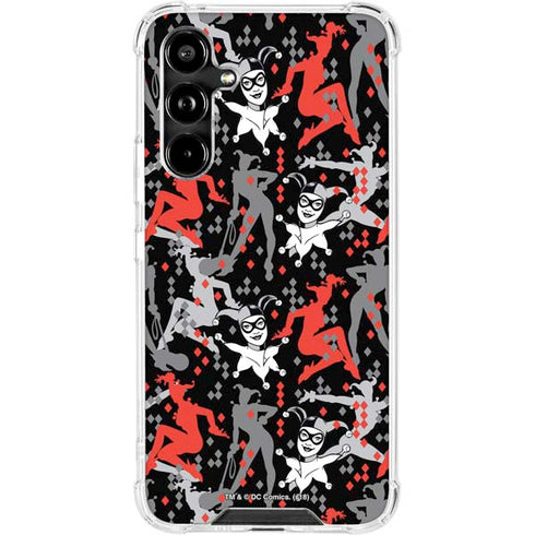 DC Comics Harley Quinn All Over Print Galaxy A54 5G Clear Case