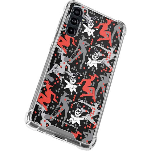 DC Comics Harley Quinn All Over Print Galaxy A54 5G Clear Case