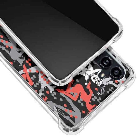 DC Comics Harley Quinn All Over Print Galaxy A54 5G Clear Case