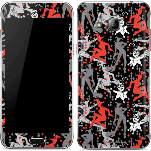 DC Comics Harley Quinn All Over Print Galaxy J3 Skin