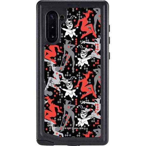 DC Comics Harley Quinn All Over Print Galaxy Note 10 Waterproof Case